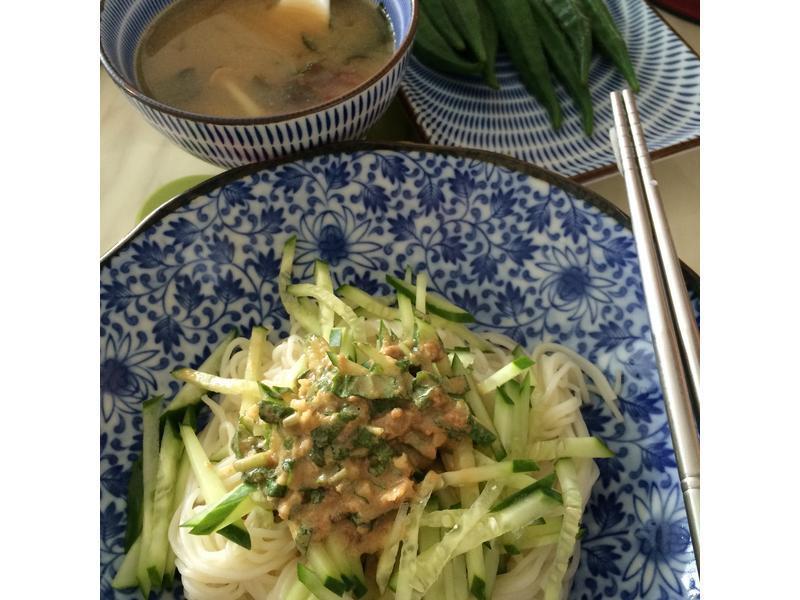 简单轻食 - 芝麻酱拌面的做法