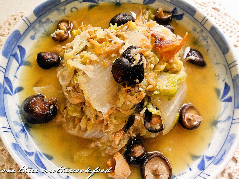 银鱼卤白菜的做法