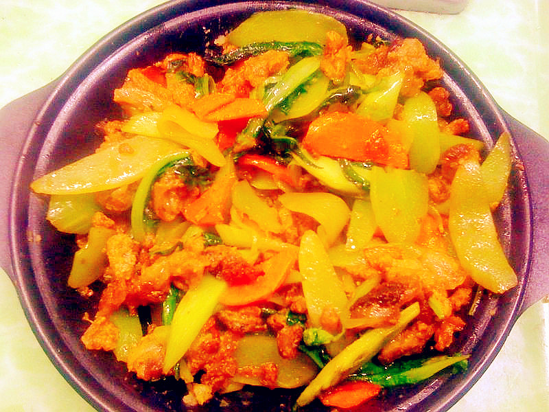 炒油渣(炒油梭子)的做法