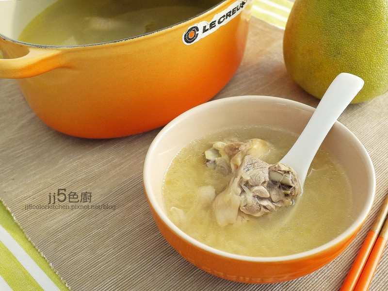 文旦柚子鸡汤的做法