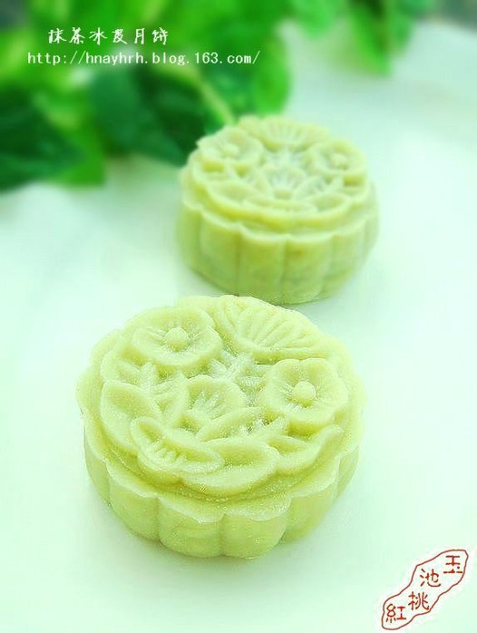 抹茶冰皮月饼的做法