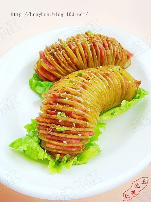 培根风琴烤土豆的做法