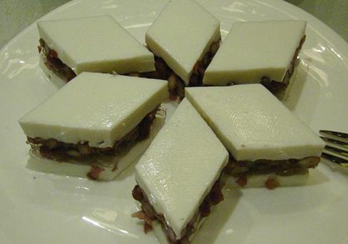 椰香红豆糕的做法