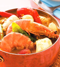 海鲜咖哩饭的做法