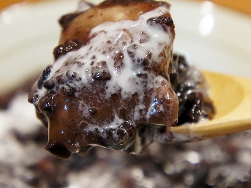 压力锅轻松煮-补气补血の紫米芋头红豆粥的做法