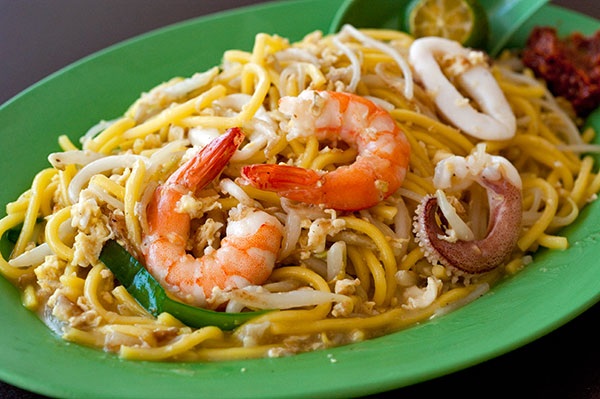�¼��¸�����Ϻ�� Singapore Fried Prawn Noodles������