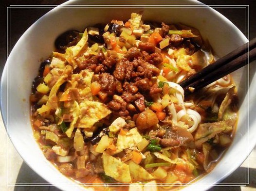 酸辣鲜香臊子面的做法