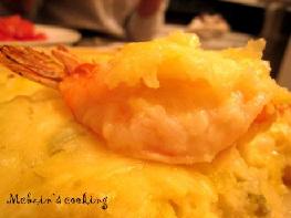 北国奶汁烤大虾的做法