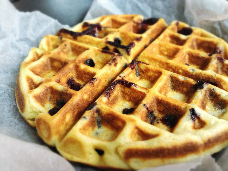 ������ݮ�ɱ� Lemon Blueberry Waffle������