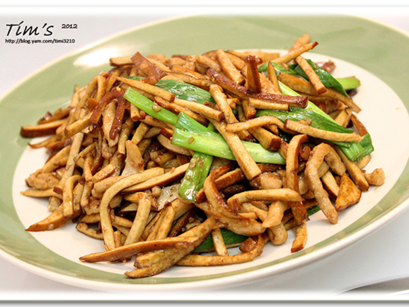 香干肉丝.百元热炒自己来的做法