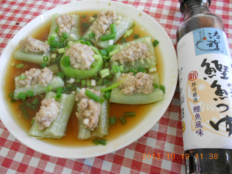 ”时间淬酿的甘露之味”丝瓜镶肉的做法