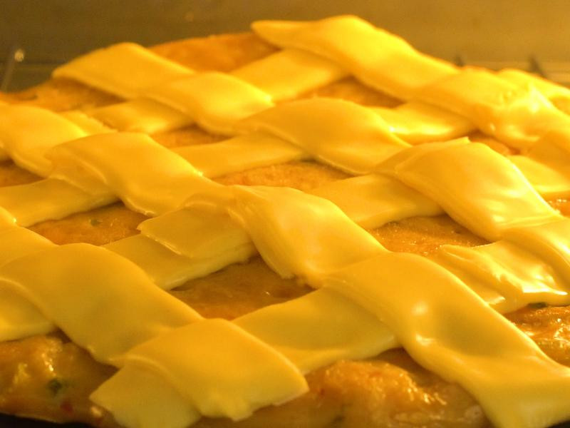 高钙起司泡菜虾煎饼的做法