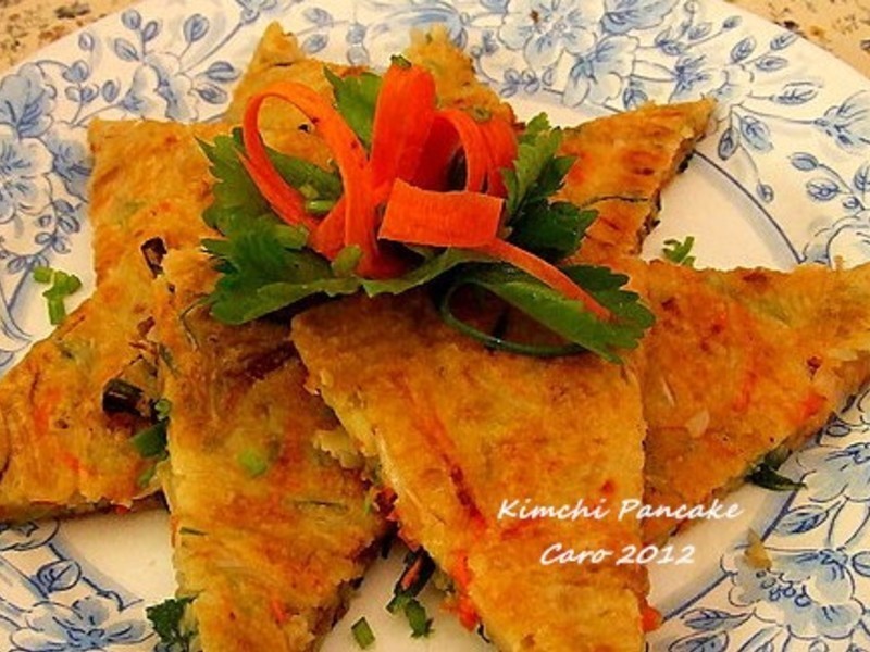 热辣泡菜煎饼的做法