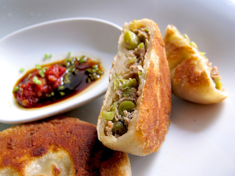 四季豆馅饼的做法