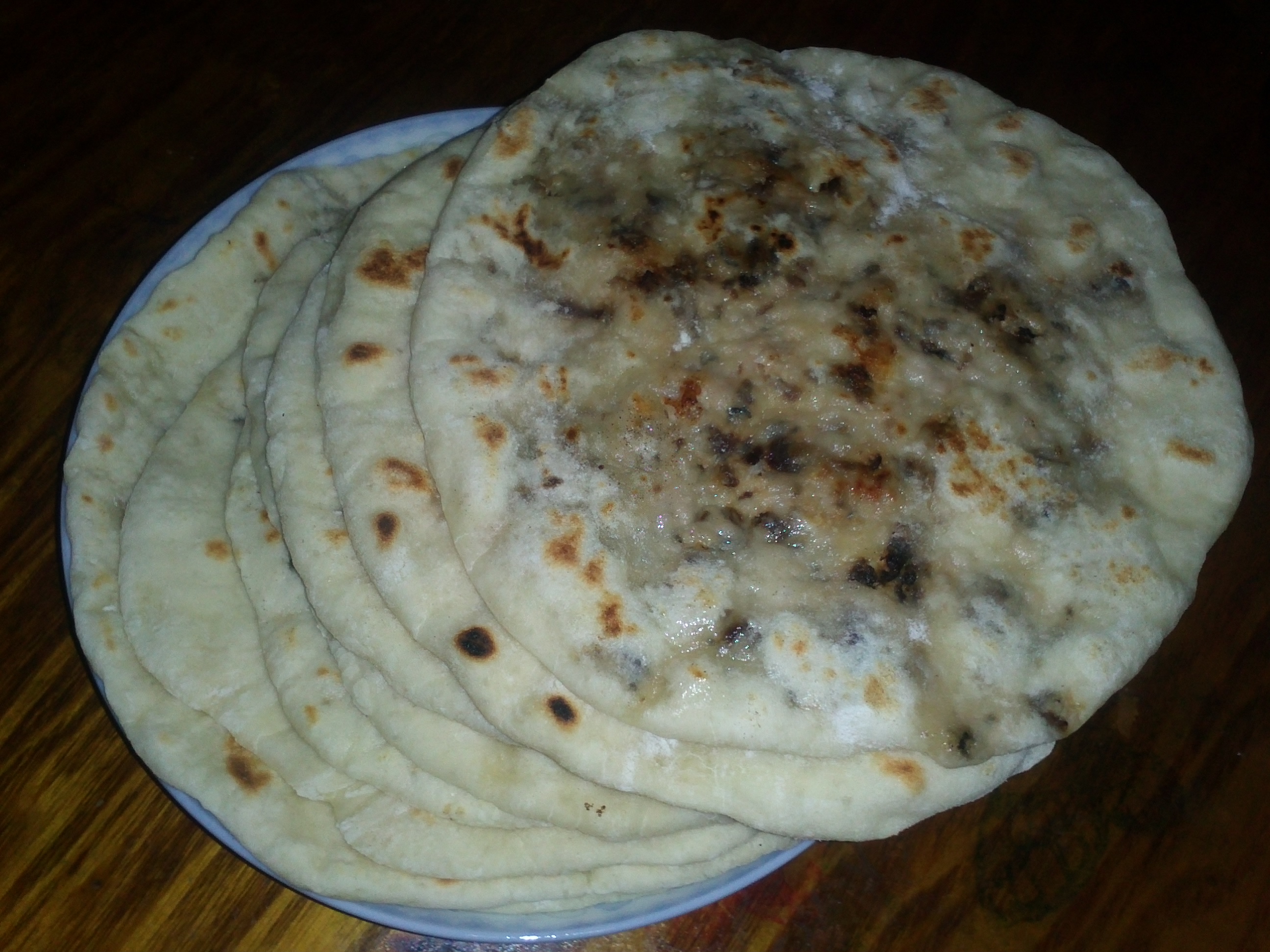 干菜肉薄饼的做法