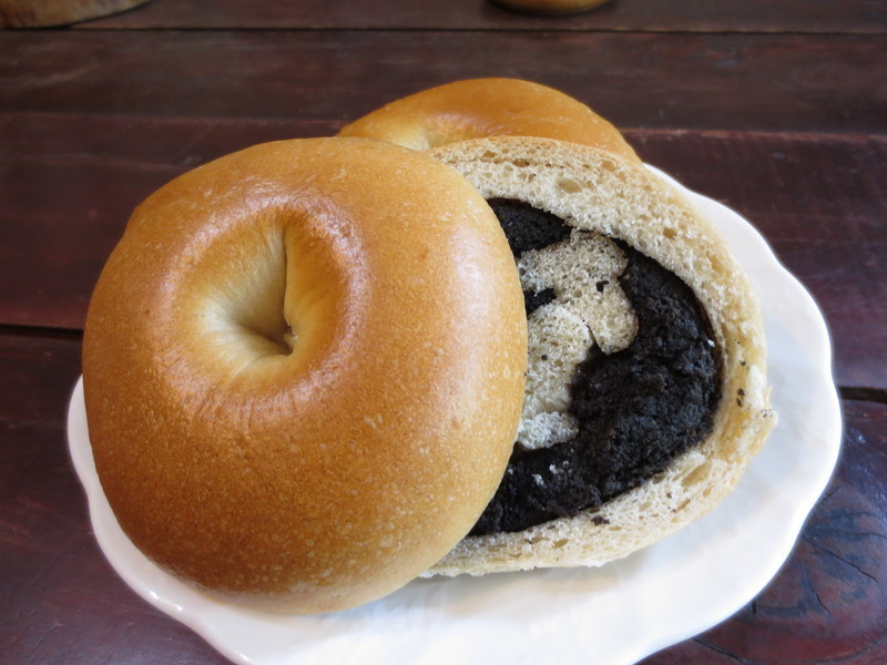 水果酵母 “黑芝麻贝果的做法