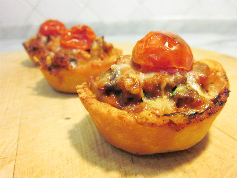 香肠蘑菇咸塔的做法