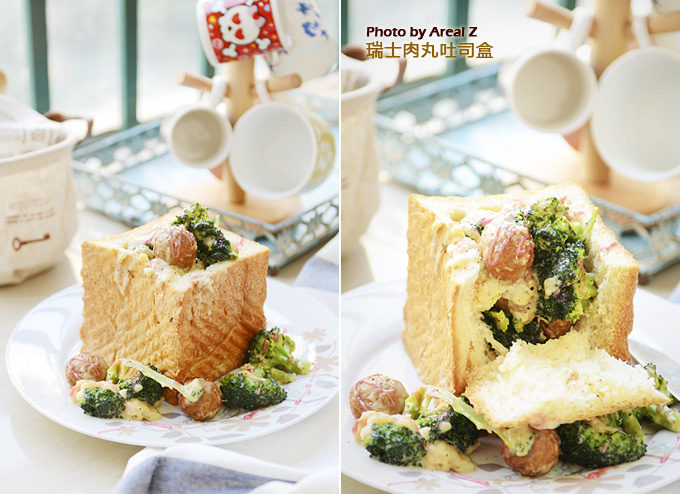 肉丸土司盒的做法