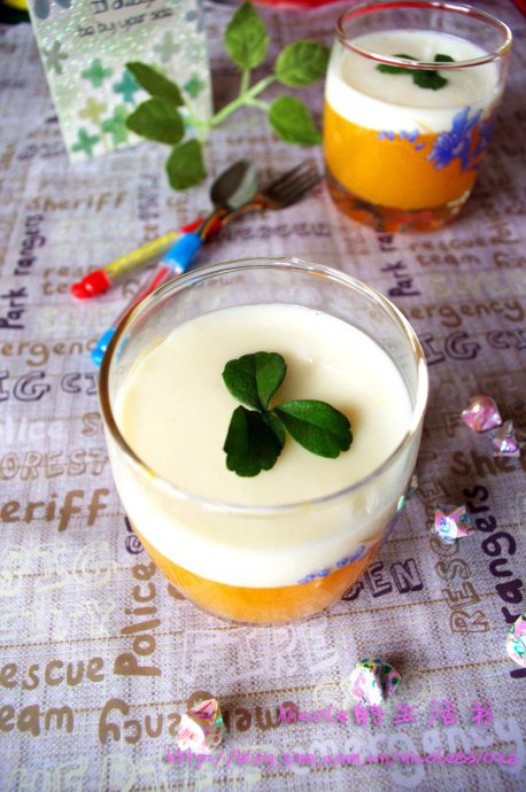 椰奶金丝南瓜冻的做法