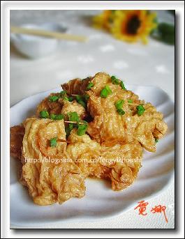 牙签素肉的做法