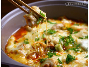 韩式起司辣炒鸡的做法