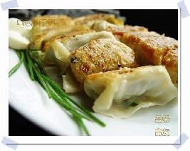 韭菜馅锅贴的做法