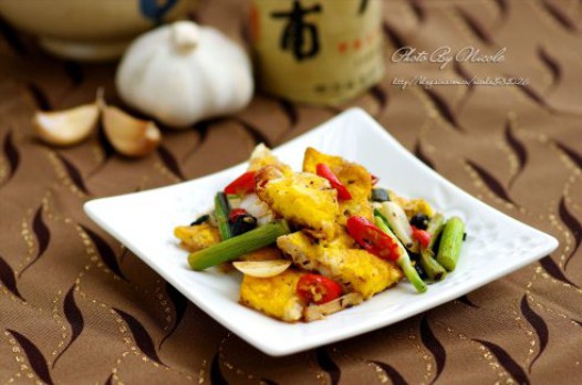 豆豉荷包蛋的做法