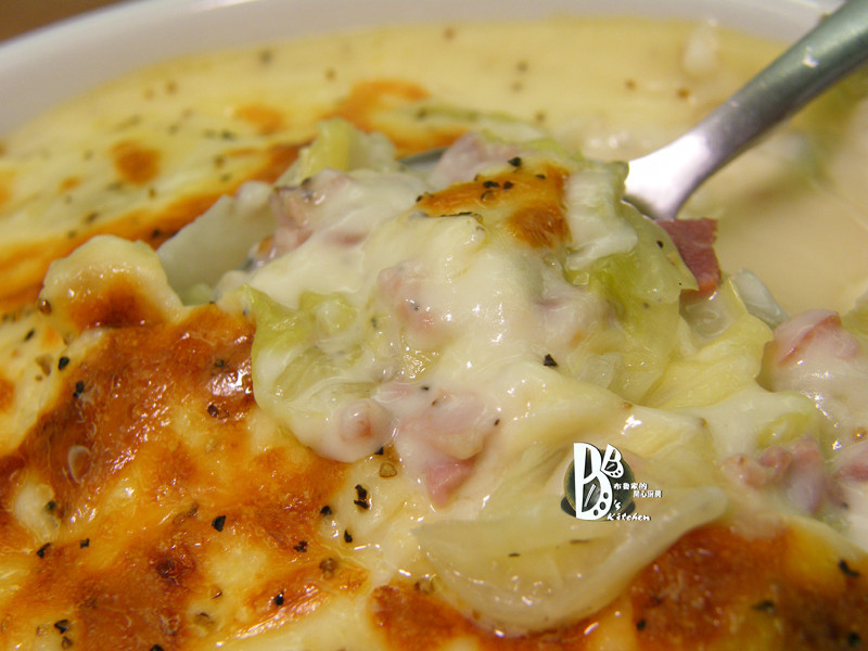 焗烤奶油白菜的做法