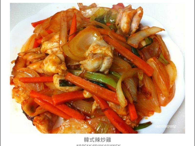 韩式辣炒鸡的做法