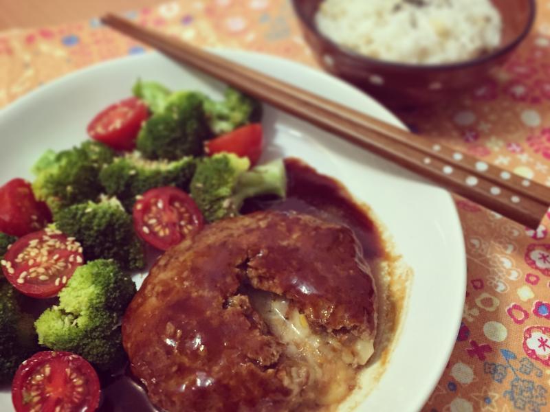 和风起士汉堡排的做法