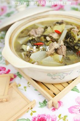 酸辣羊肉煲的做法