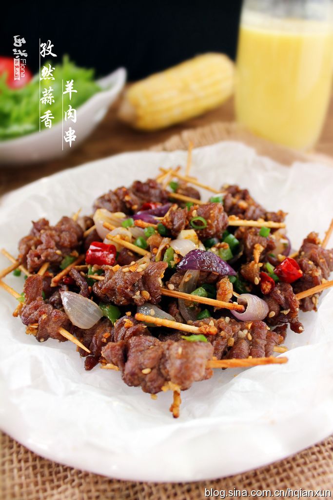 干香有嚼头孜然蒜香羊肉串的做法