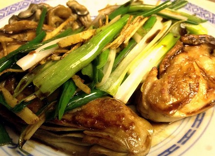 姜葱煎生蚝的做法