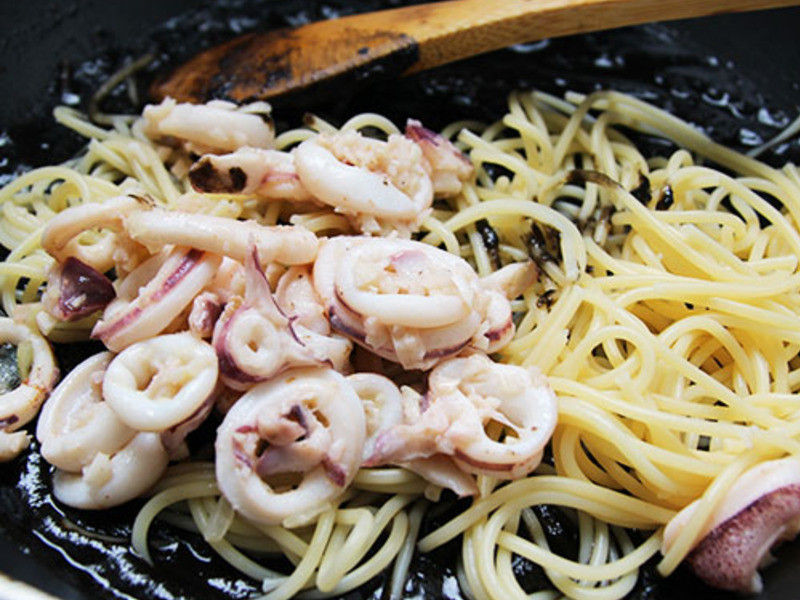 ����˹ī���� Spaghetti alle seppie������