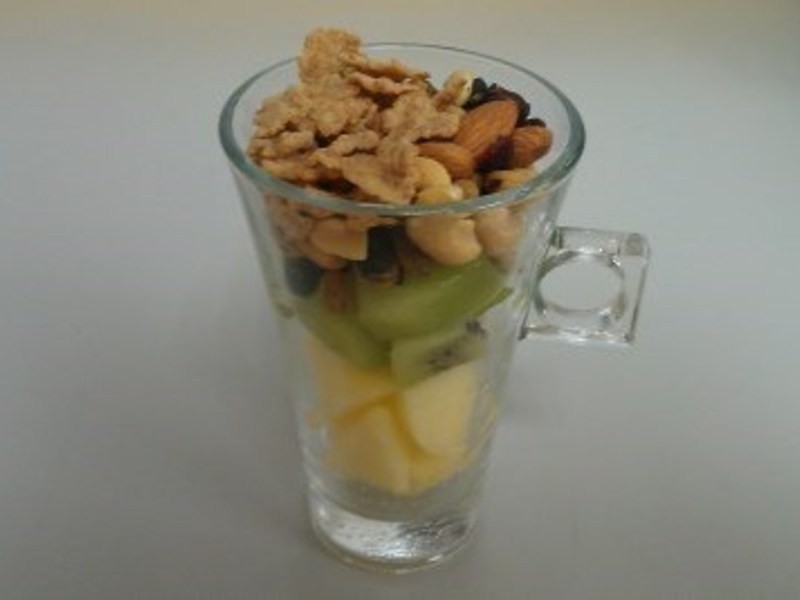 香脆麦米片坚果冰的做法
