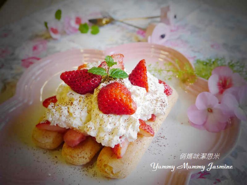 ?草莓糖浆。提拉米苏?告别草莓季之作的做法