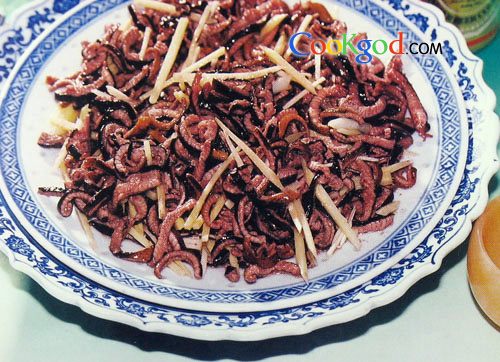 炒鳝丝的做法