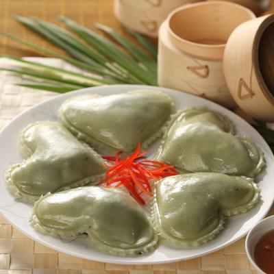 彩色素馅饺子的做法