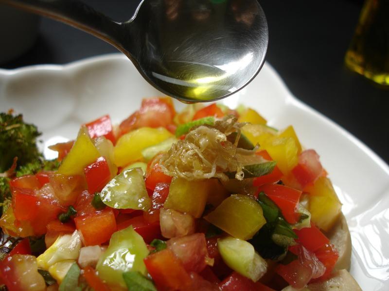 梅浆素鸡佐莎莎酱(自然好油×茶籽堂)的做法