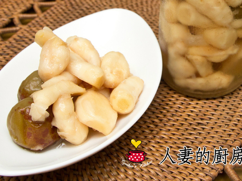 自制梅汁醃嫩姜的做法