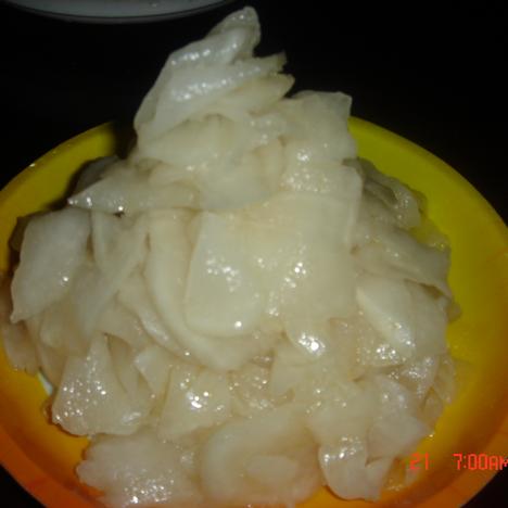 十分钟做出清脆爽口的腌萝卜的做法