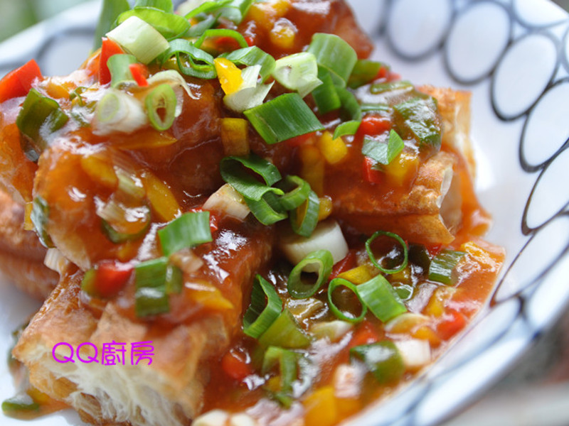 茄汁油条的做法