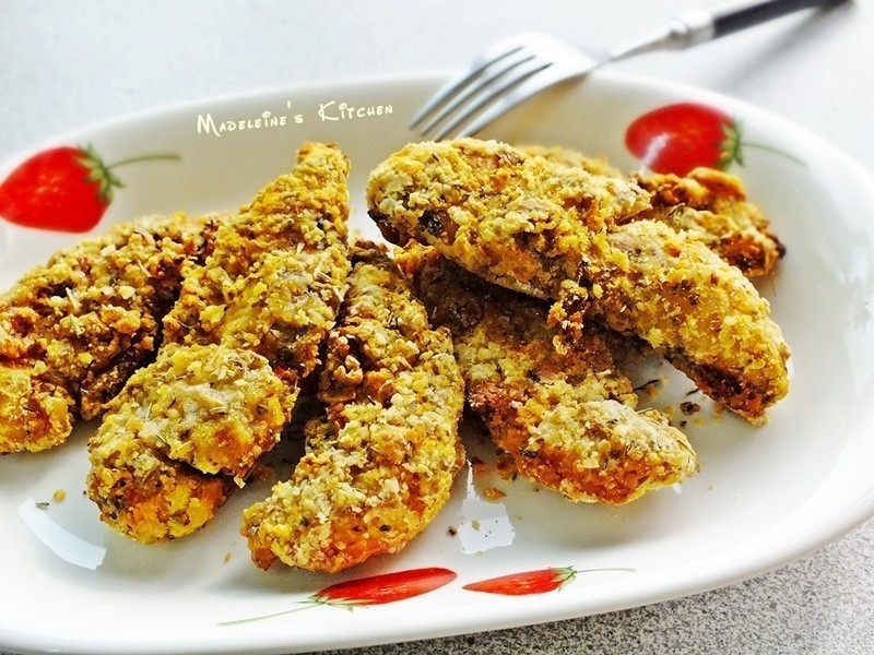 香草风味鸡柳条的做法