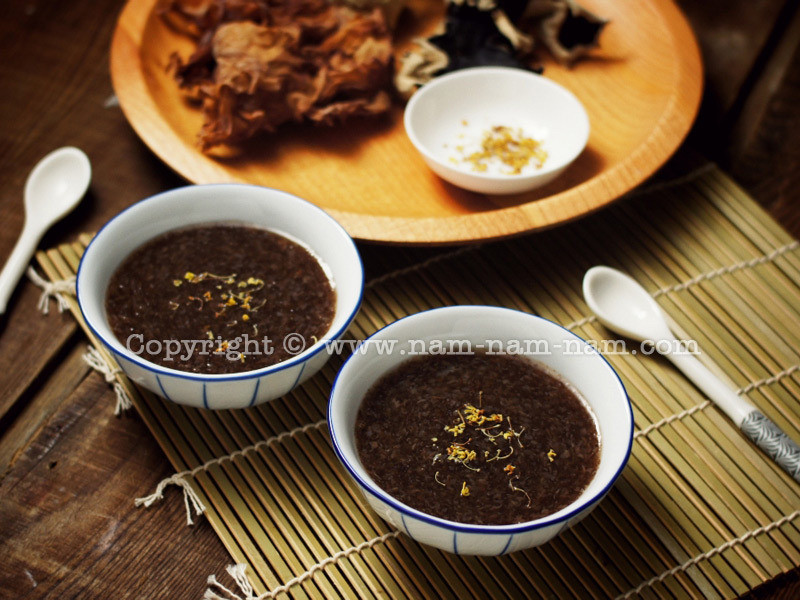 桂花黑木耳露的做法