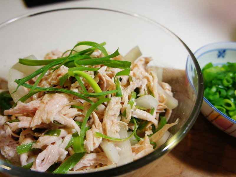 葱油手撕鸡的做法