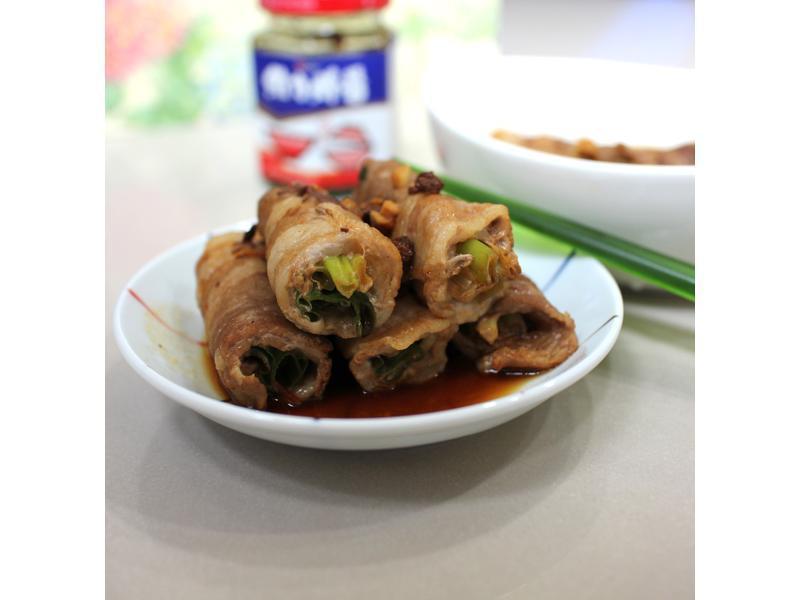 维力炸酱-酱煮猪肉葱卷的做法