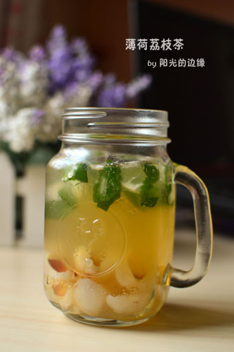 炎炎夏日的冰爽酷饮——【薄荷荔枝茶】的做法