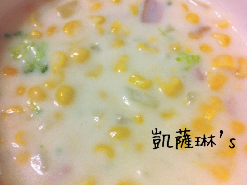 凯萨琳‘s 简单玉米浓汤的做法