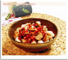 剁椒蒸香芋的做法