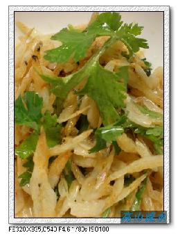 【香菜拌虾皮】的做法